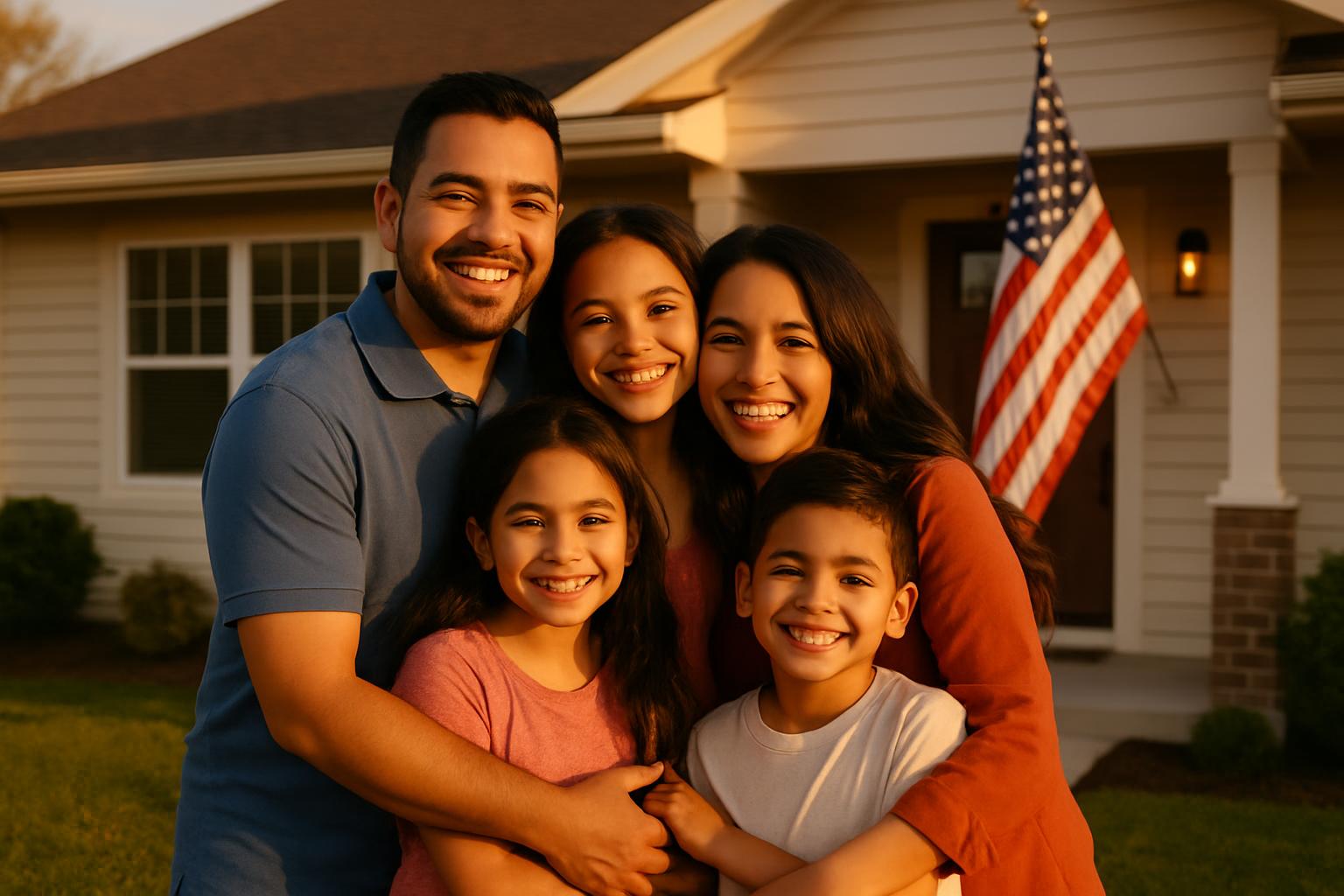 Familia latina exitosa en USA